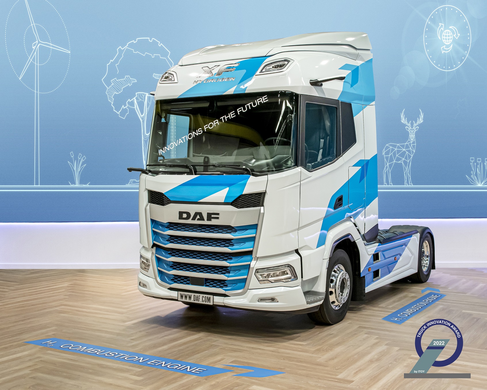 DAF Hydrogen Prototype Wins Truck Innovation Award 2022 PMV Middle East