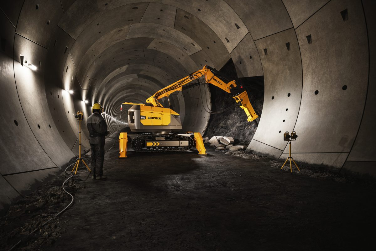 The new Brokk 900 demolition robot delivers 25% increase in output power than its predecessor