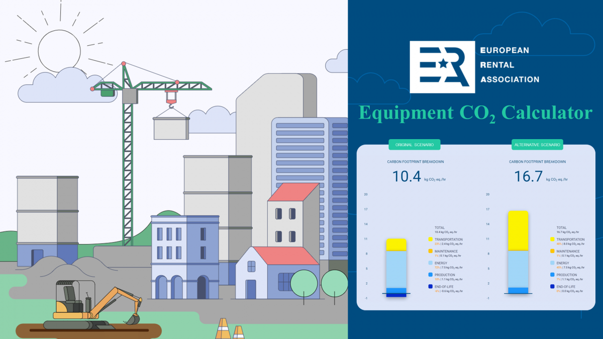 How to estimate the carbon footprint of construction equipment over its entire life cycle