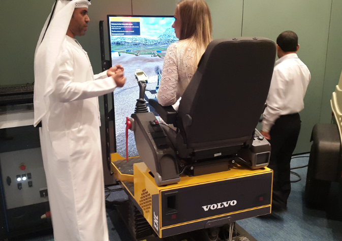 #LeadersUAE: FAMCO conduct excavator challenge