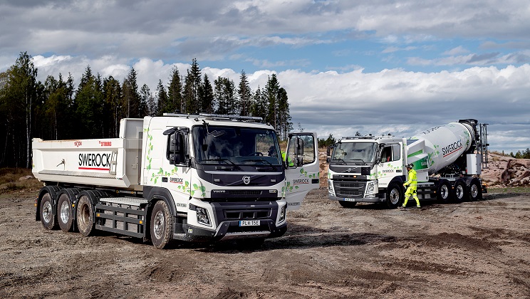 Volvo Trucks begins customer tests of fully electric construction trucks