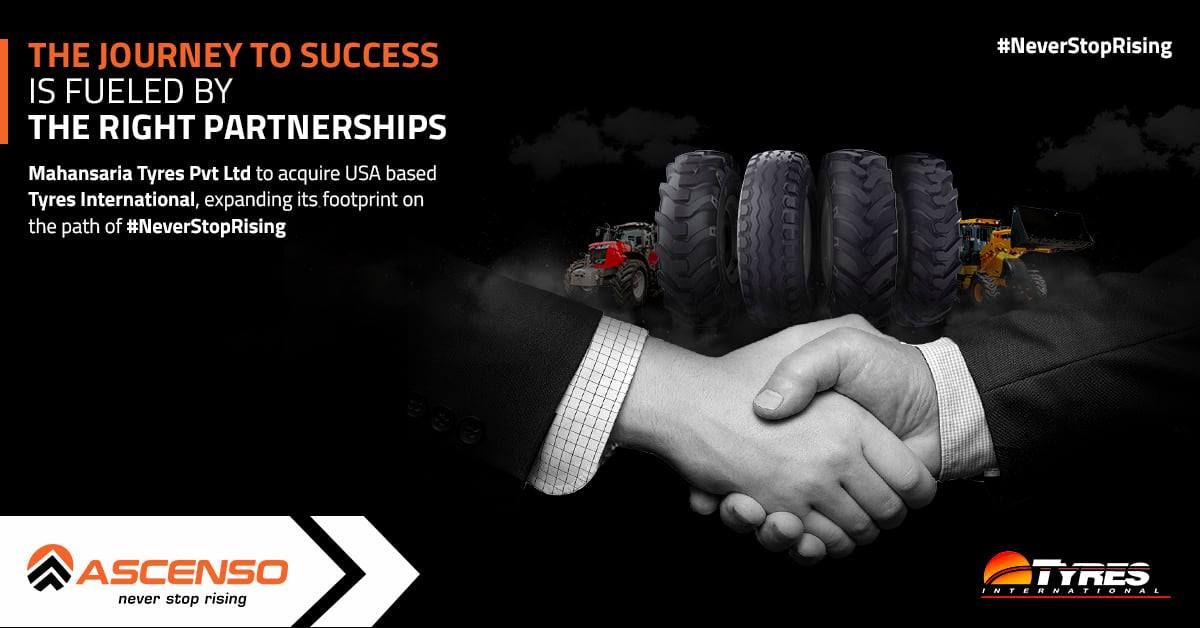 Mahansaria Tyres Private Limited acquires American wholesale tyre distributor