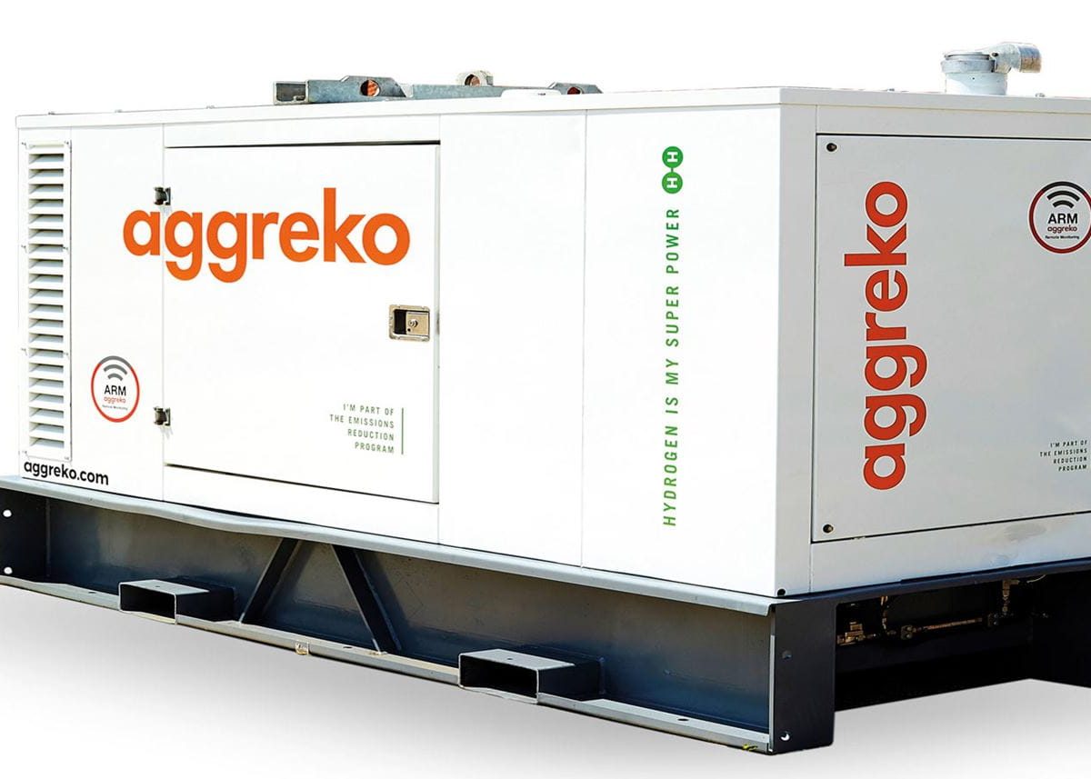 Aggreko tests hydrogen generators for use in temporary power applications