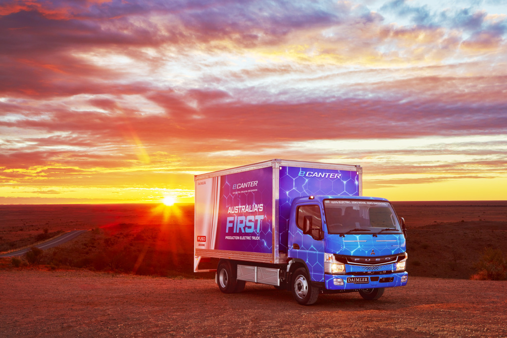 Daimler Trucks launches the FUSO eCanter in Australia