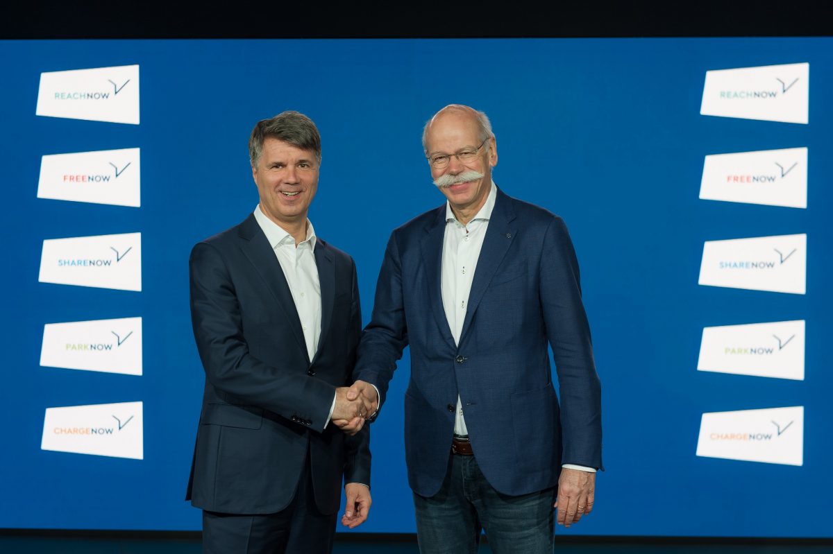 BMW and Daimler invest $1.1 billion to create urban mobility joint venture