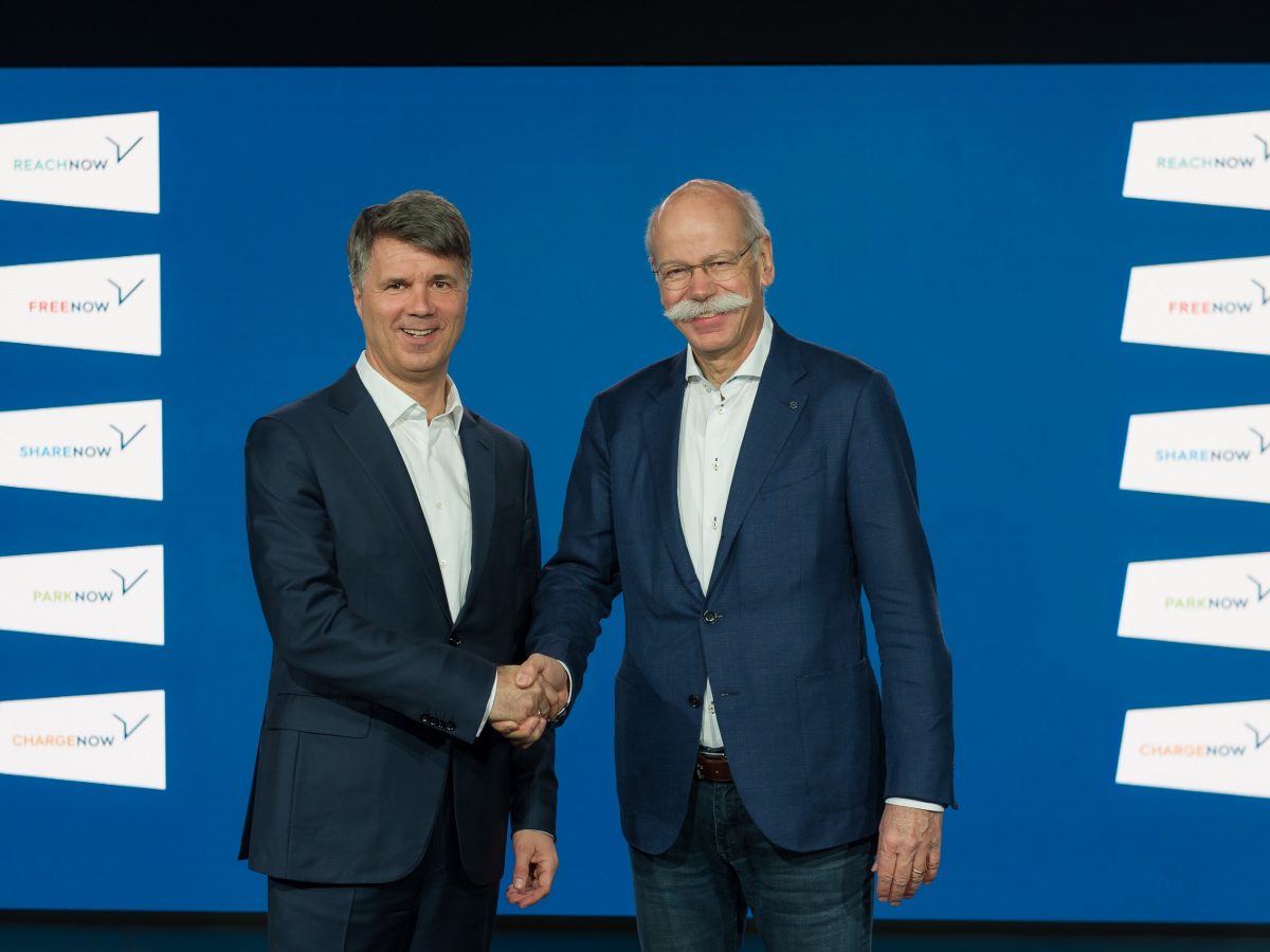 BMW and Daimler invest $1.1 billion to create urban mobility joint venture