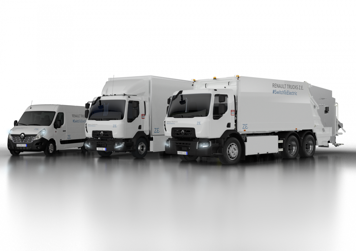 Renault Trucks unveils ZE range of electric trucks