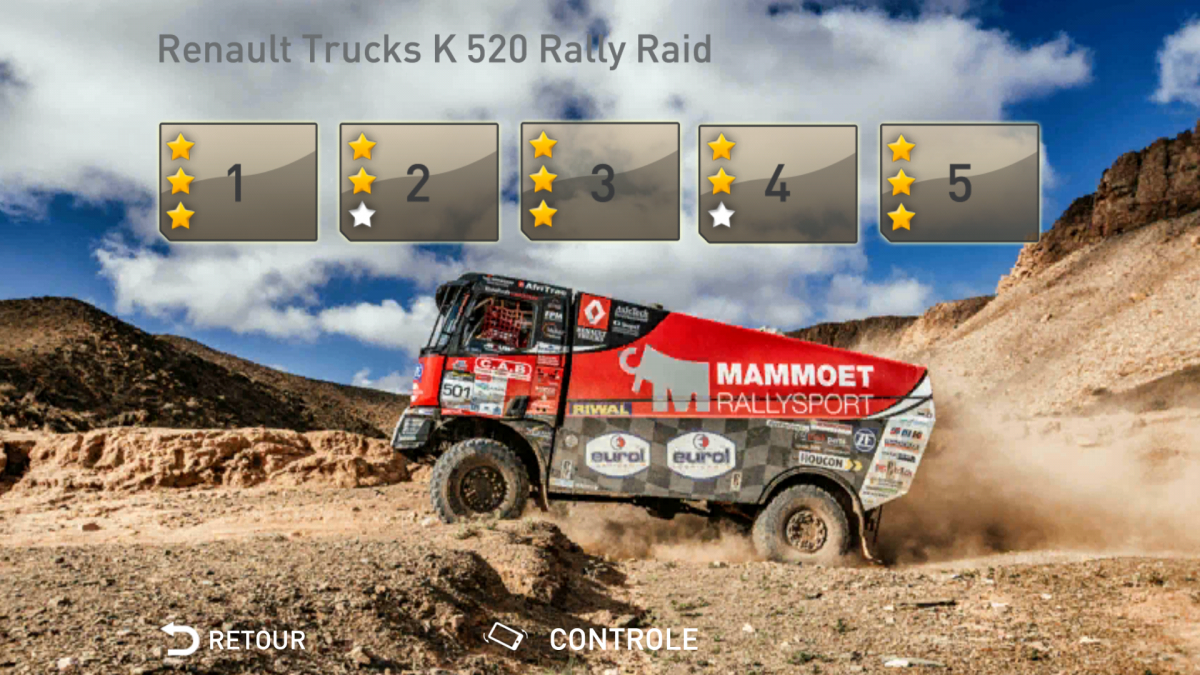 Renault Trucks Simulator app adds rally raid driving environment