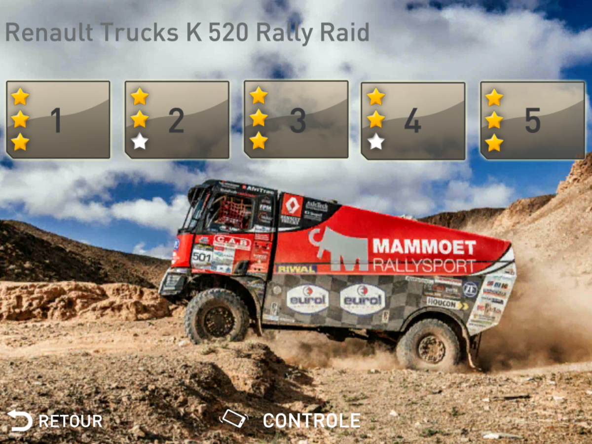 Renault Trucks Simulator app adds rally raid driving environment