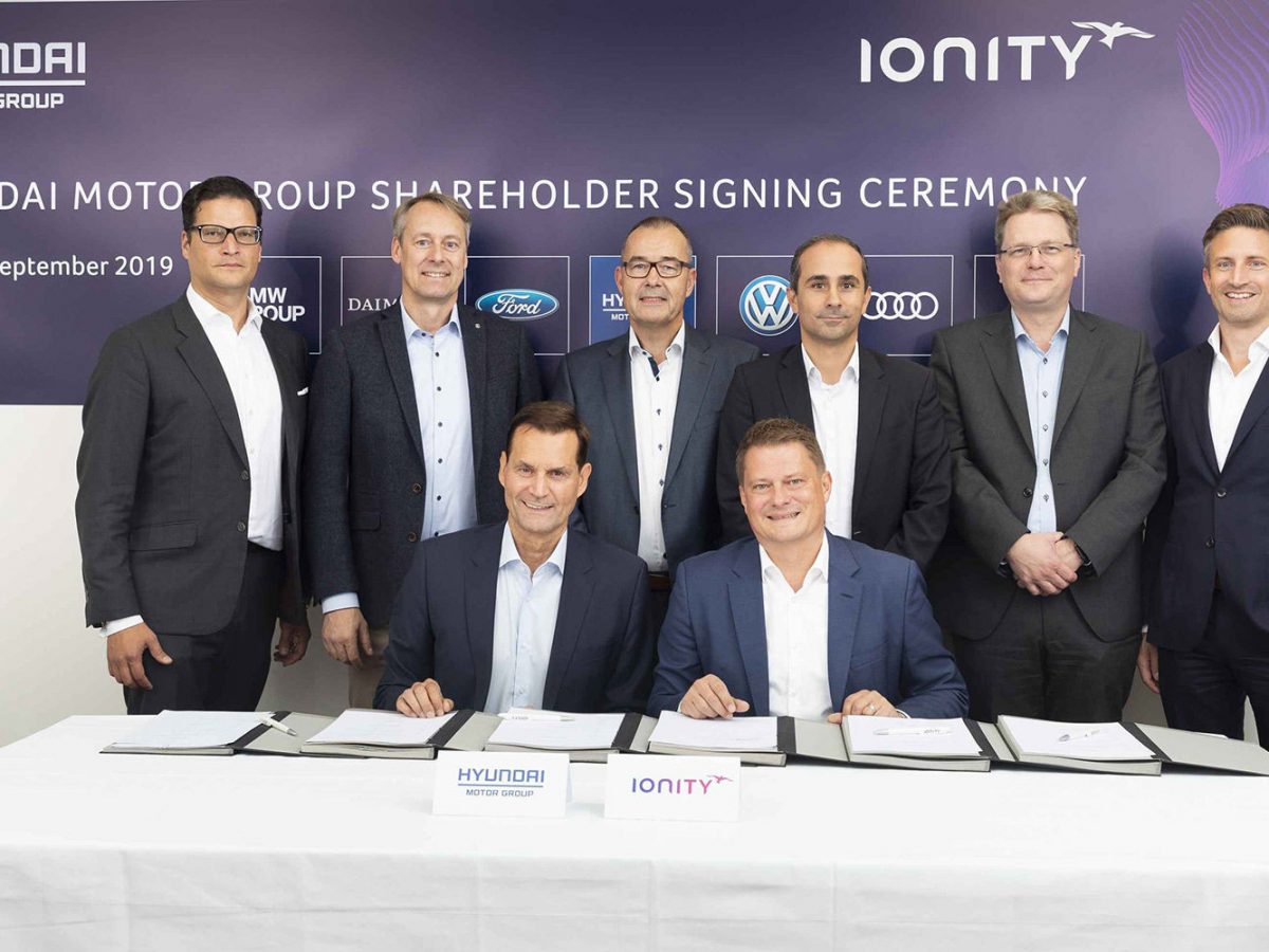 Hyundai Motor Invests in IONITY High-Power EV Charging Network