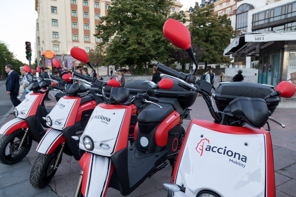 ACCIONA becomes world's largest shared motorcycle operator, with 10,000 vehicles