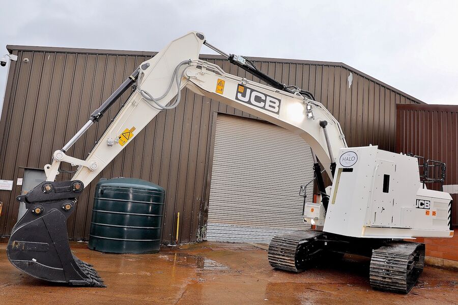 Armoured JCB excavator to help clear landmines in Afghanistan