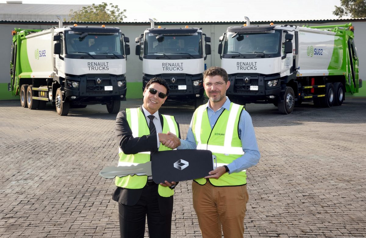 Suez Middle East Recycling expands fleet with three 6x4 Renault Trucks