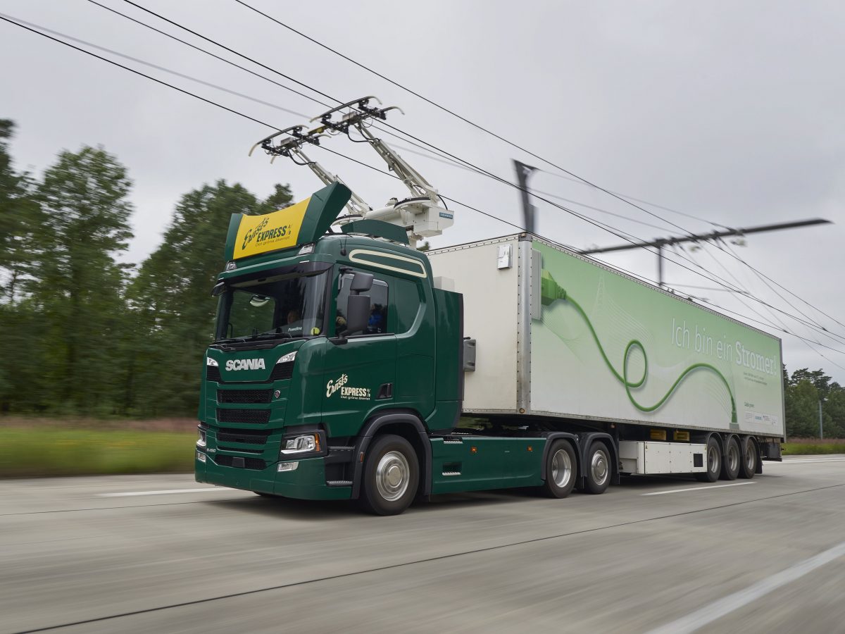 Scania trucks to be employed in German eHighway research project