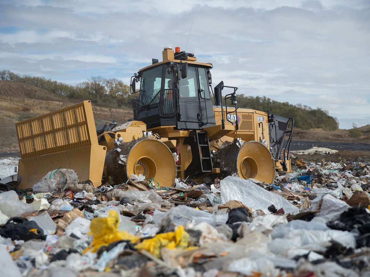 New Cat 816 landfill compactor features improved guarding and structure engineering to optimize uptime