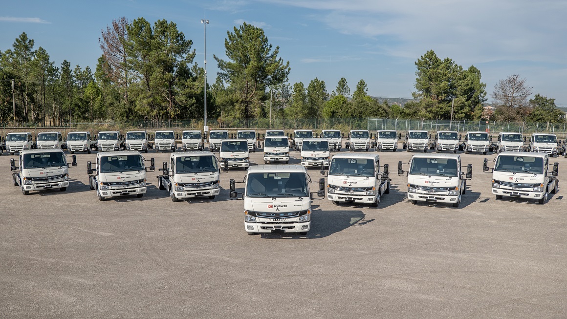 DB Schenker expands its electric fleet in Europe with 36 new FUSO eCanter vehicles