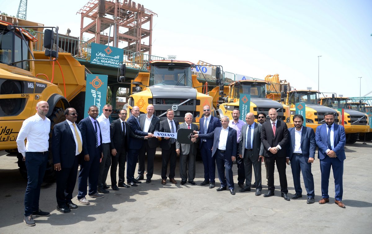 Al Marwan General Contracting Company invests in Volvo CE A45G articulated haulers