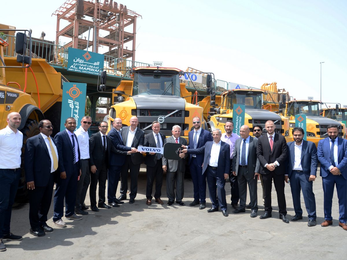 Al Marwan General Contracting Company invests in Volvo CE A45G articulated haulers