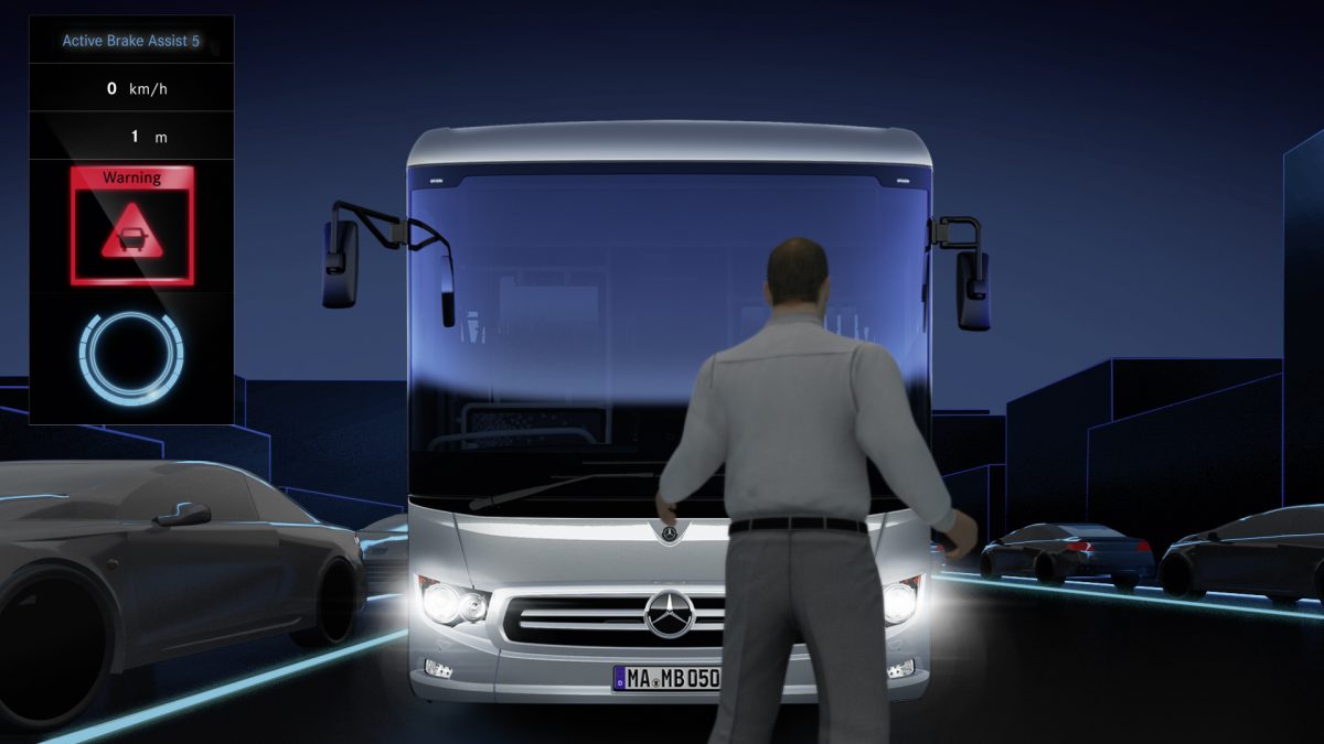 Mercedes-Benz introduces Active Brake Assist 5 in buses