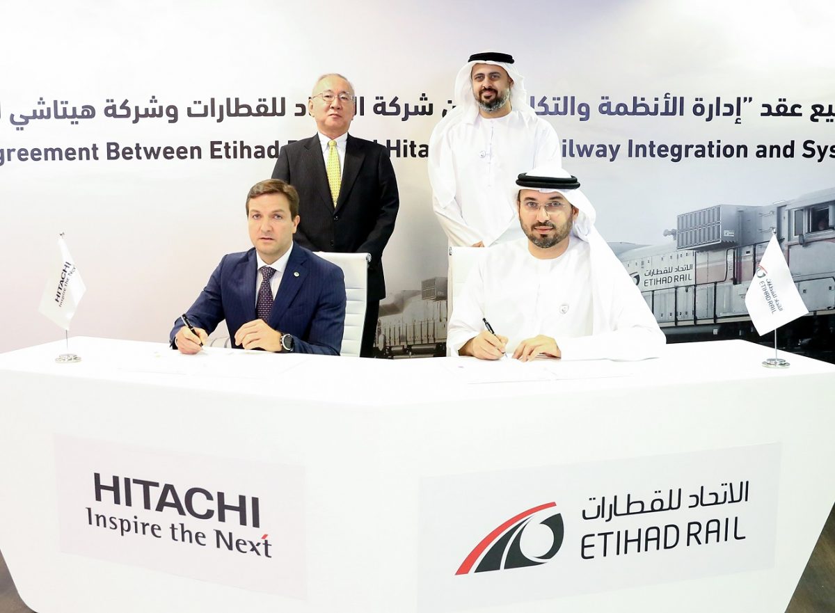 Etihad Rail awards $435 million contract to Hitachi Rail STS for systems and integration for stage two of the national railway network