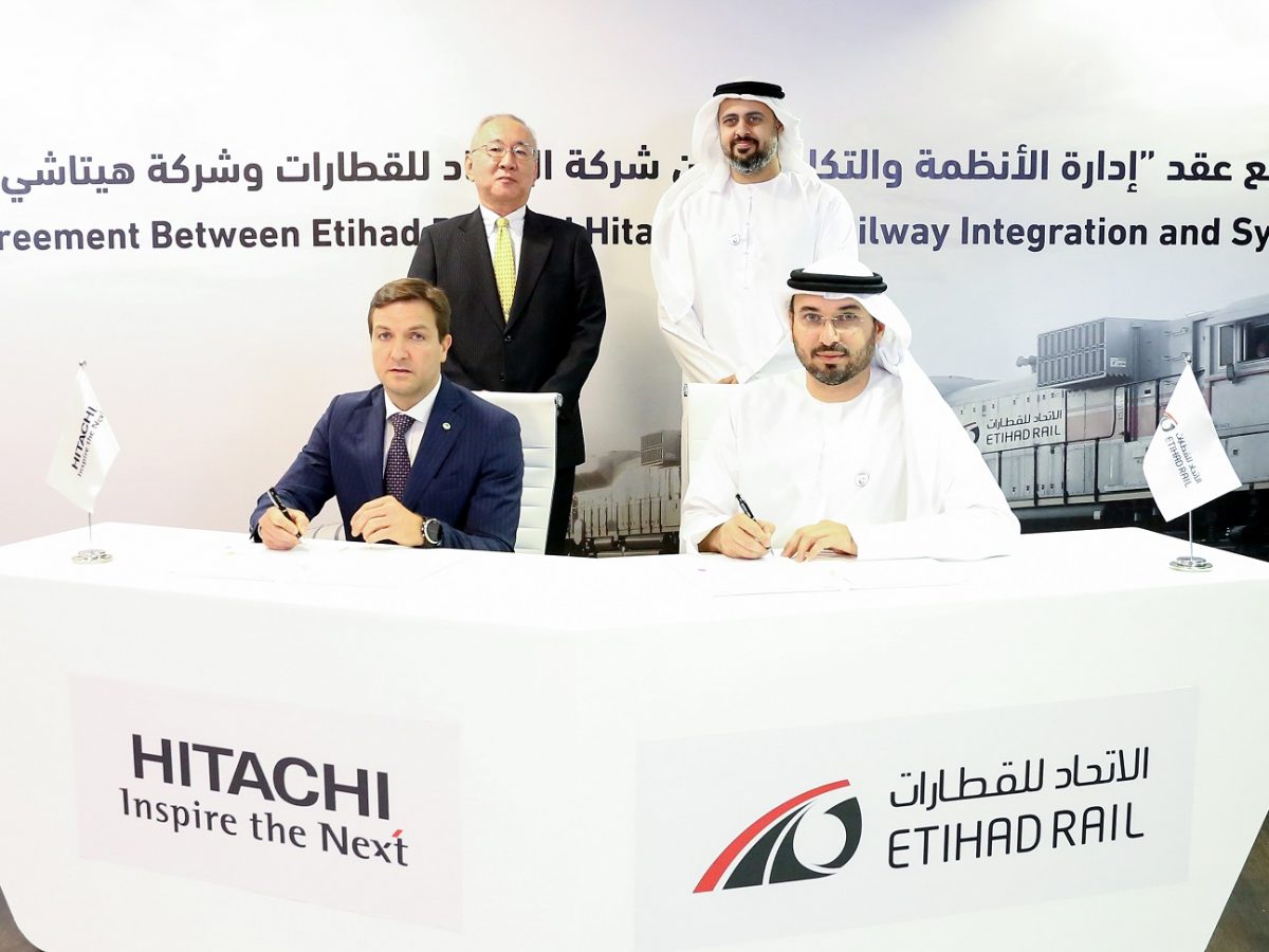 Etihad Rail awards $435 million contract to Hitachi Rail STS for systems and integration for stage two of the national railway network