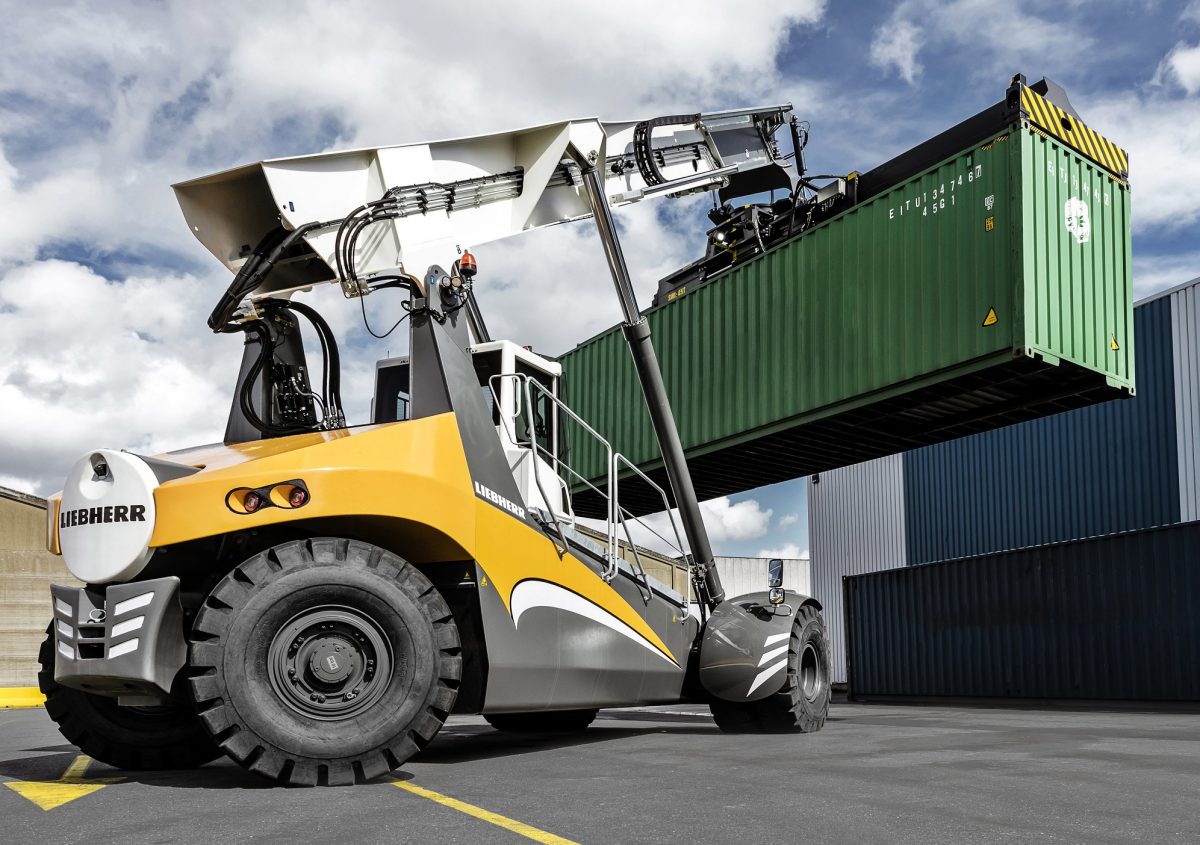 Liebherr presents Smart Tyre Saving System for reachstackers