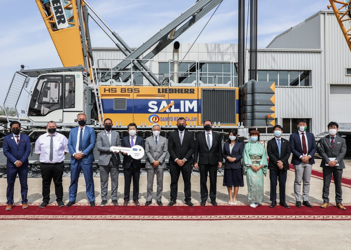 Salim Equipment Rental and Daikyo Kenki expand dynamic compaction fleet with Liebherr duty cycle cranes