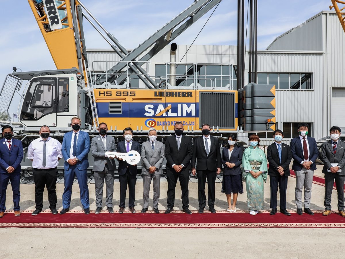 Salim Equipment Rental and Daikyo Kenki expand dynamic compaction fleet with Liebherr duty cycle cranes