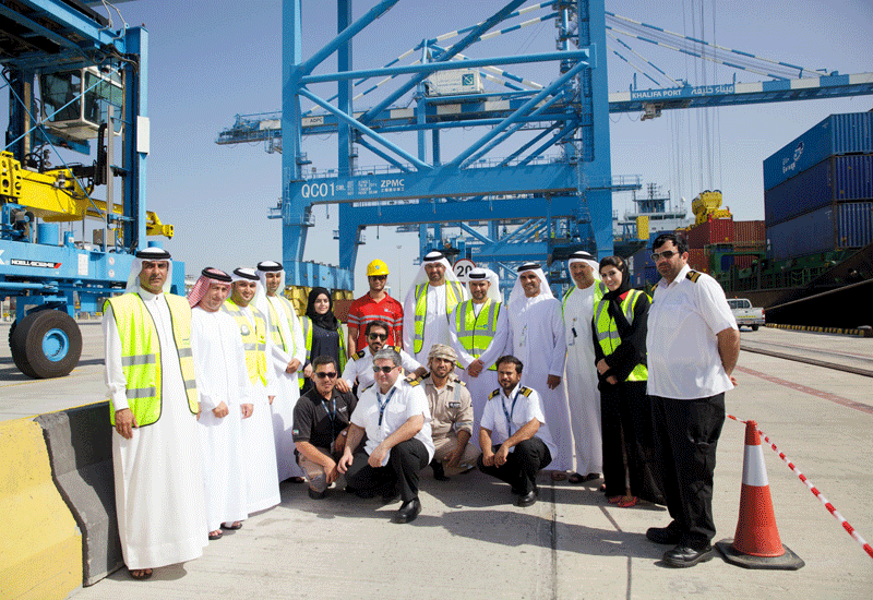 Abu Dhabi Ports celebrates first all-Emirati crew