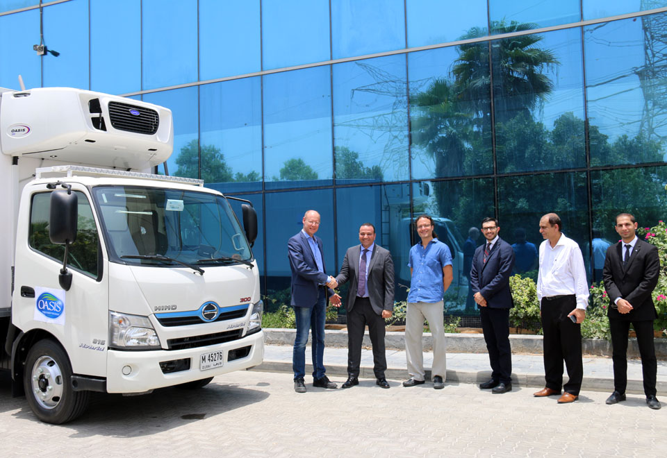 Al-Futtaim Motors hands over first Hino 300 Series hybrid truck in UAE