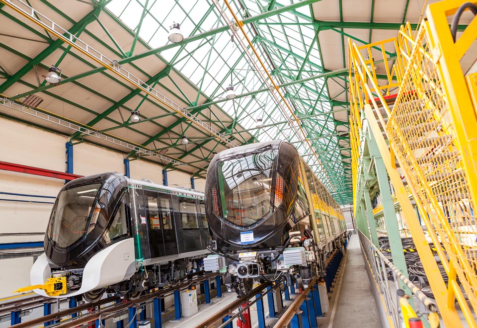 Alstom delivers the first metro trainset to Riyadh