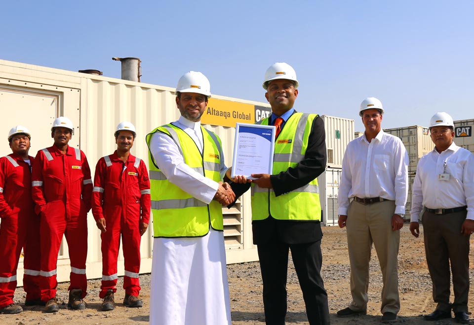 Altaaqa achieves ISO award for energy performance