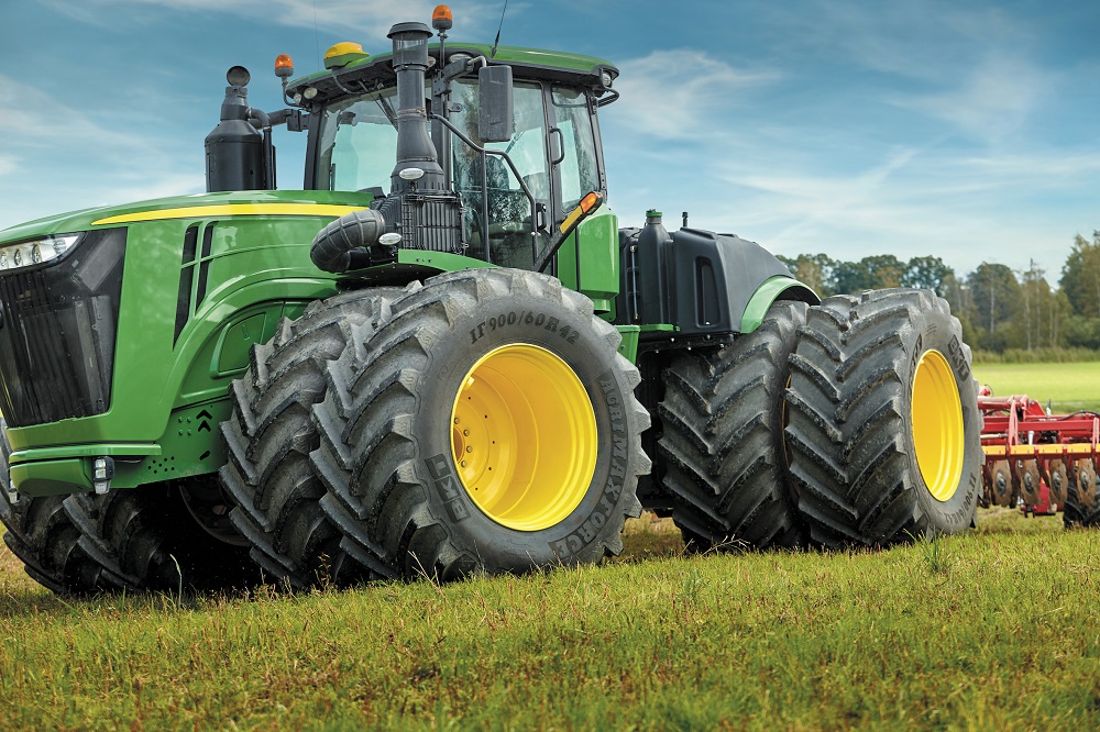 In the new sustainable agriculture the choice of tires makes a difference