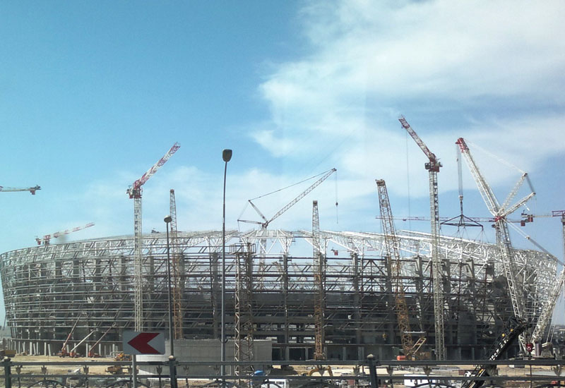 22 Skyjack scissor lifts assist with Baku stadium