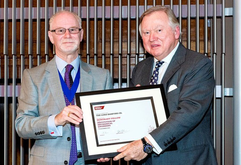 JCB’s Lord Bamford receives top engineering honour