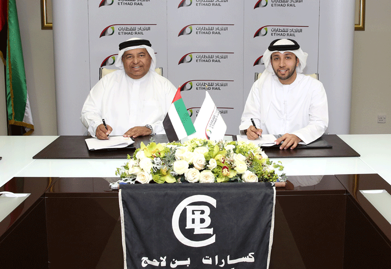 UAE quarrying firm signs MoU with Etihad Rail