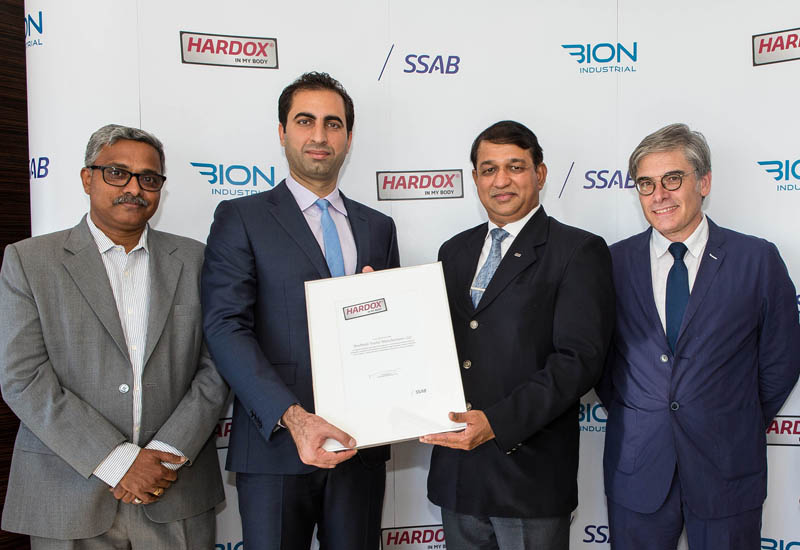 Bion Industrial adds SSAB Hardox steel to tippers