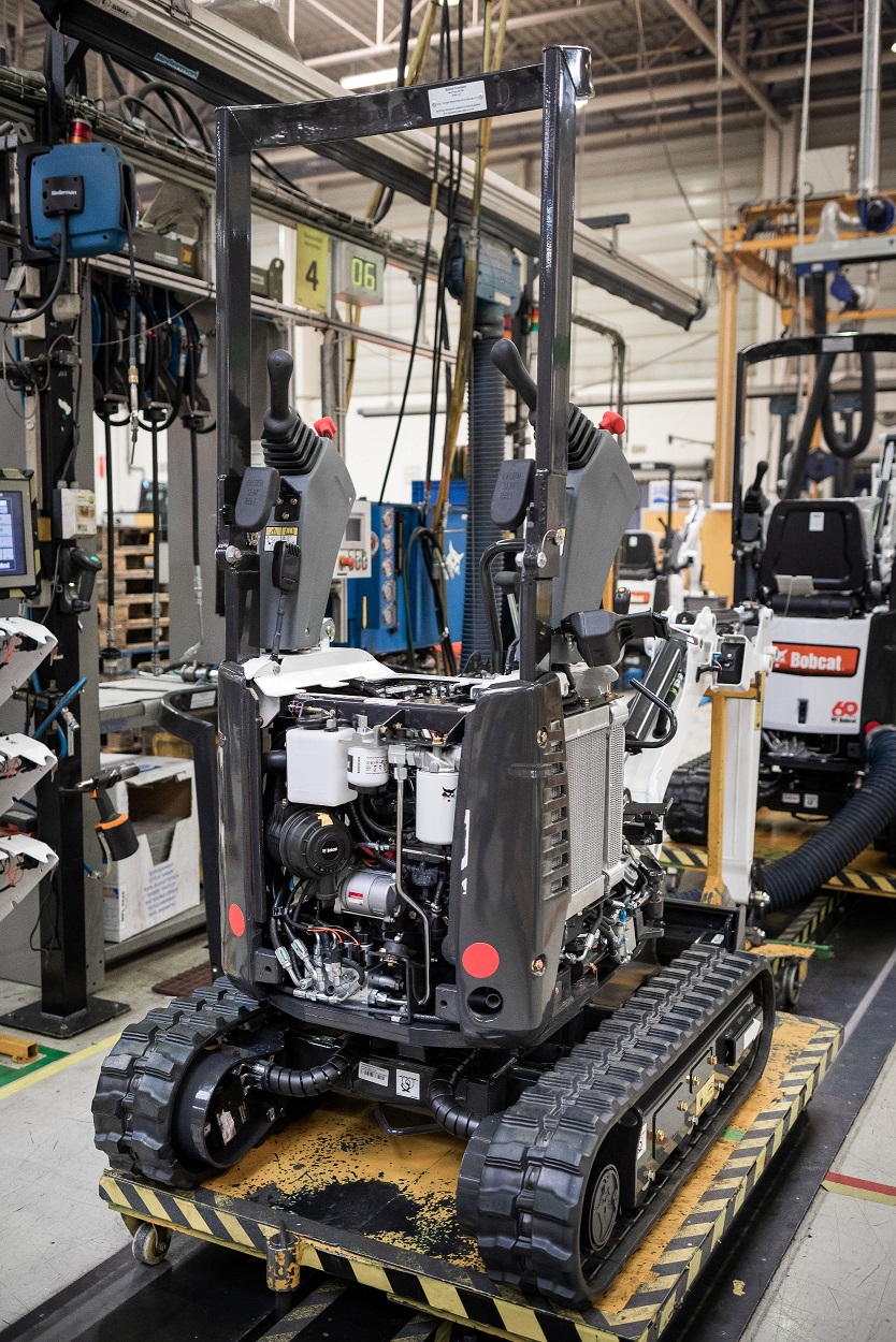 Bobcat produces 10,000 E10 mini excavators in 10 years