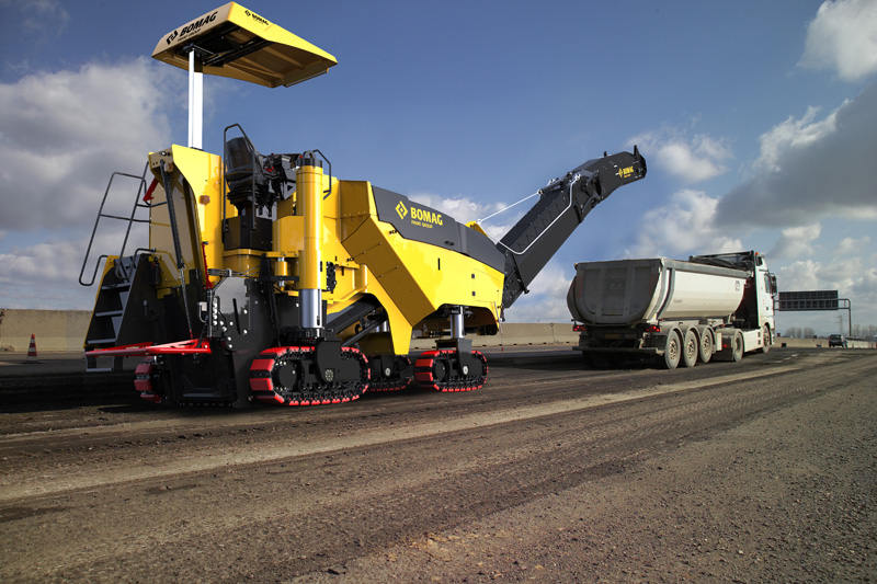 Bomag electrostatic system eliminates milling dust