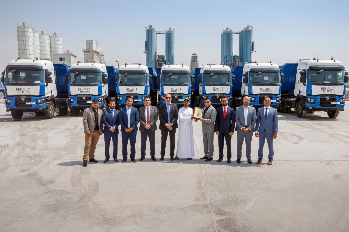 Middle East Ready Mix Concrete takes delivery of 12 Renault Trucks K models