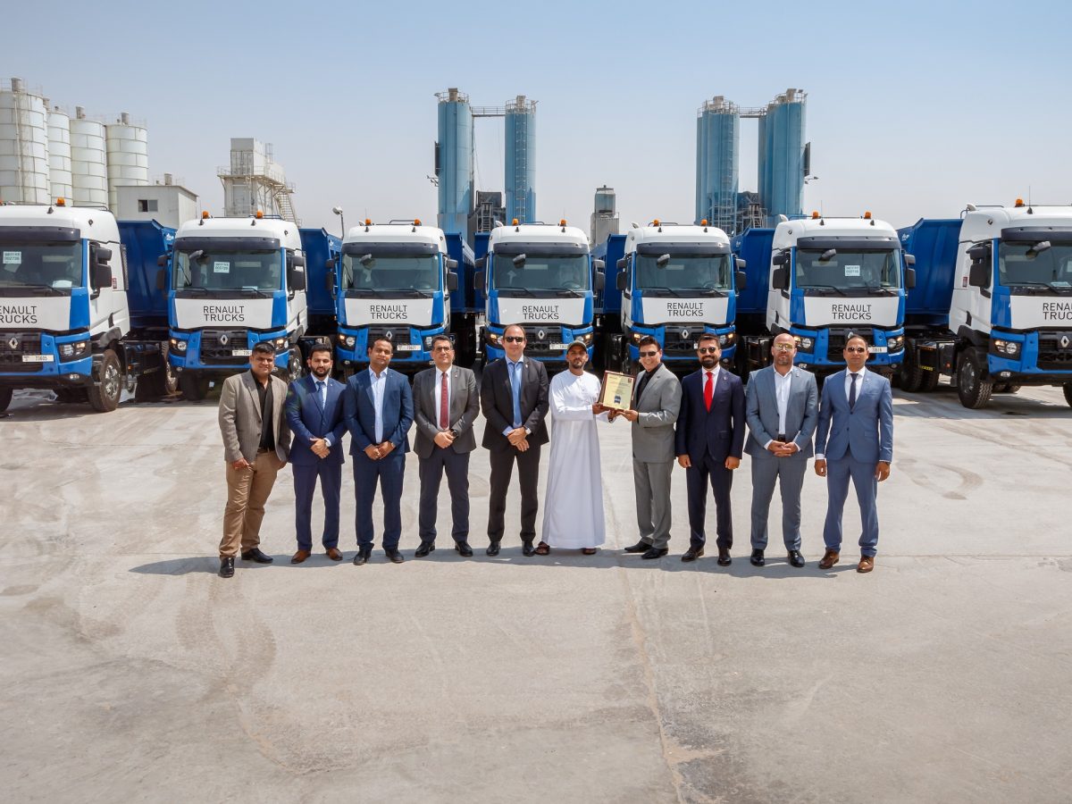 Middle East Ready Mix Concrete takes delivery of 12 Renault Trucks K models