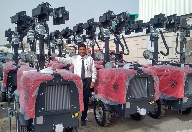 Chicago Pneumatic sells 25 LED light towers to Kuwait’s GTE