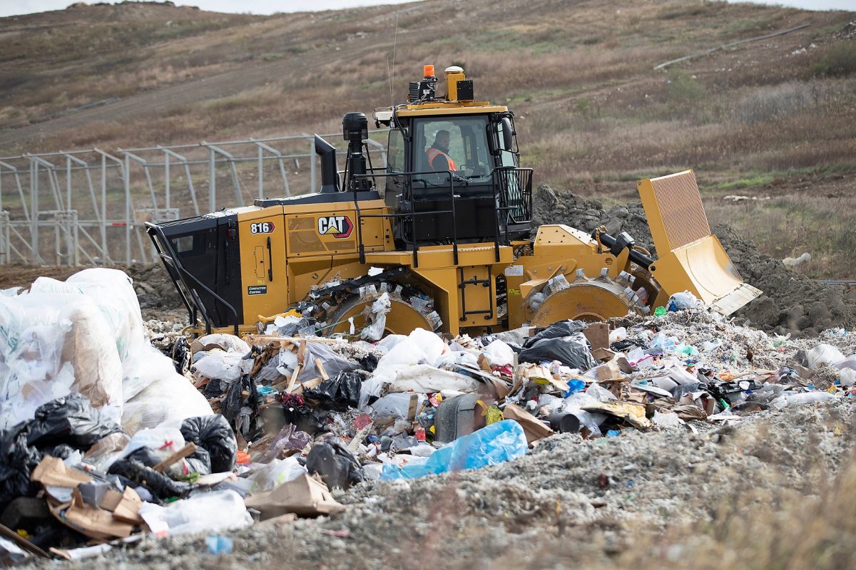 Pictures: The Cat 816 landfill compactor