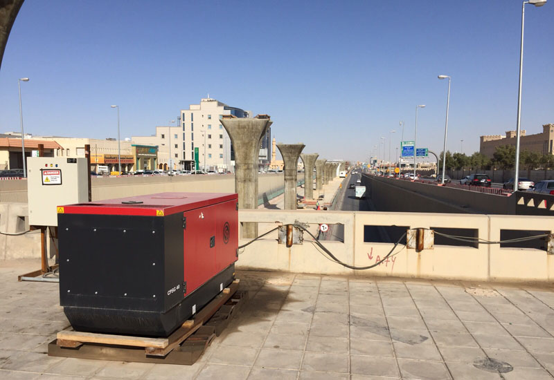 Chicago Pneumatic gensets power Riyadh Metro work