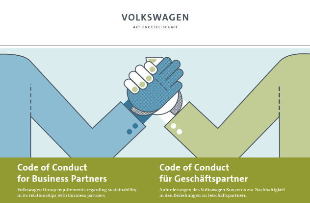 Volkswagen Group introduces worldwide Sustainability Rating for its suppliers