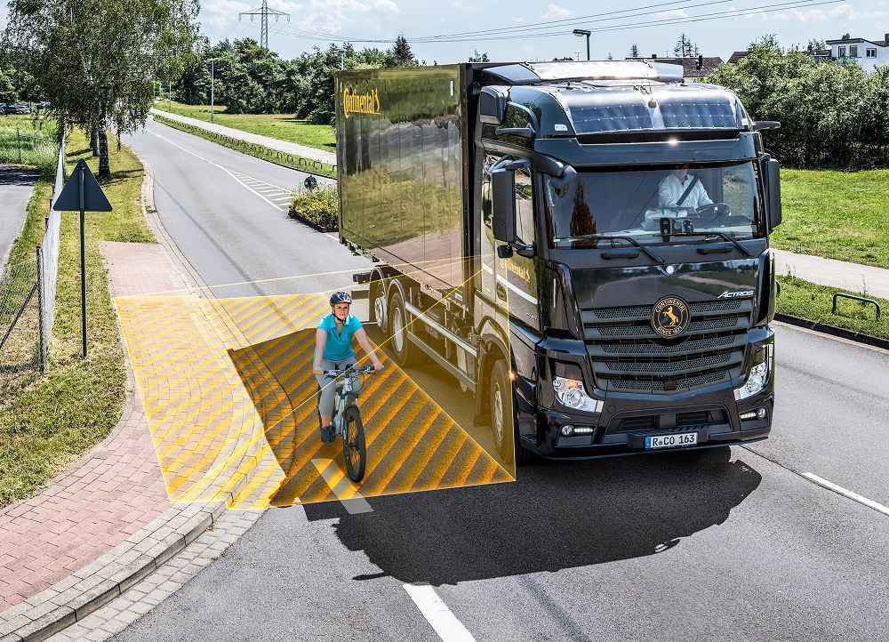 Continental launches turn assist system for commercial vehicles to market