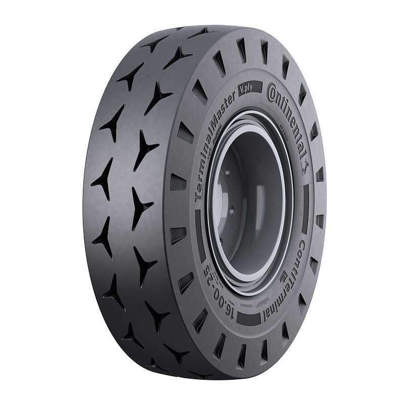 Continental renames the StraddleMaster+ port tyre to TerminalMaster V.ply