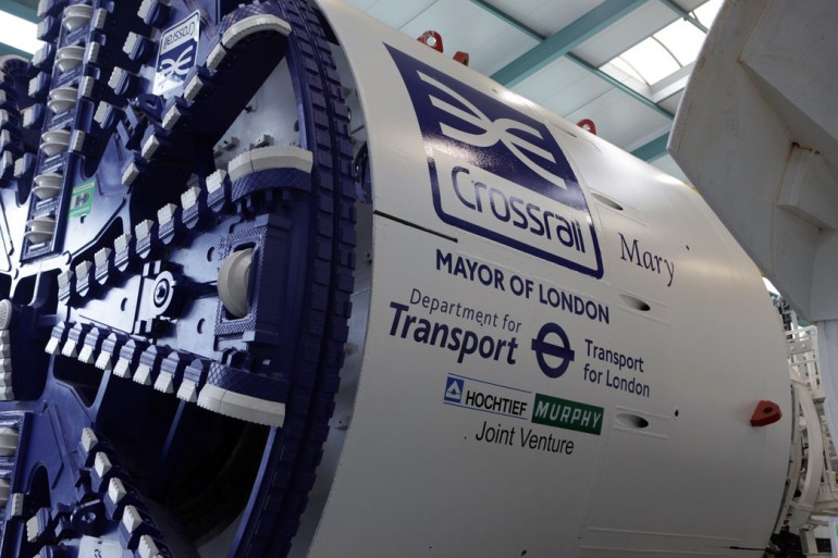 Sixth, seventh Crossrail borers head for London