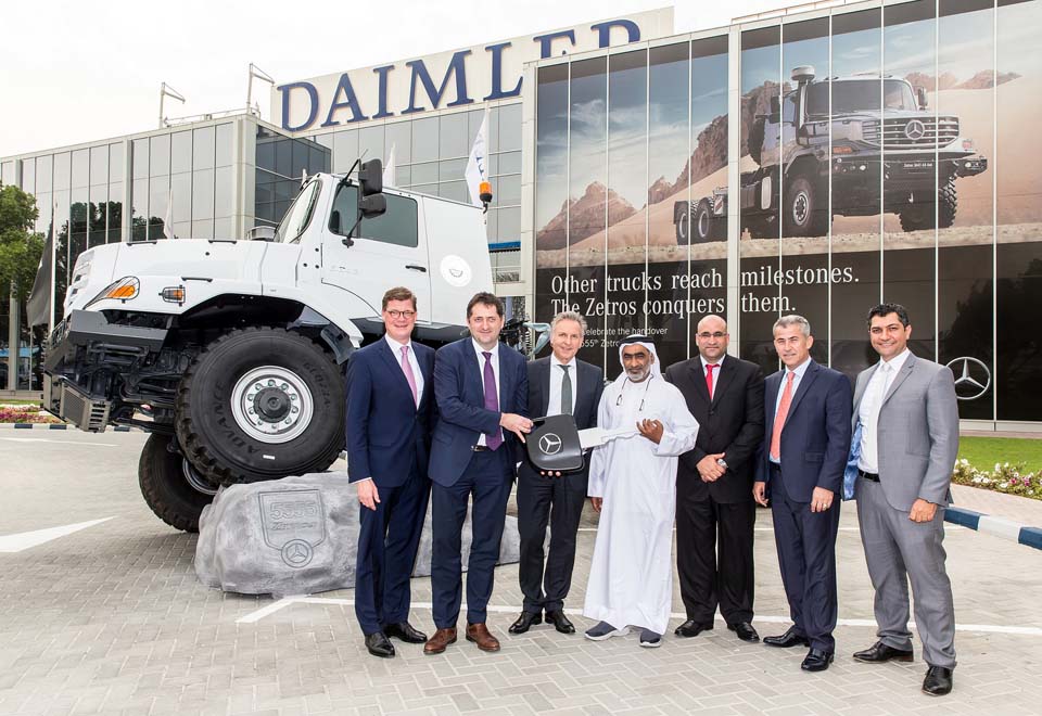 EMC delivers 27 Zetros trucks to Suhail Al Mazroui