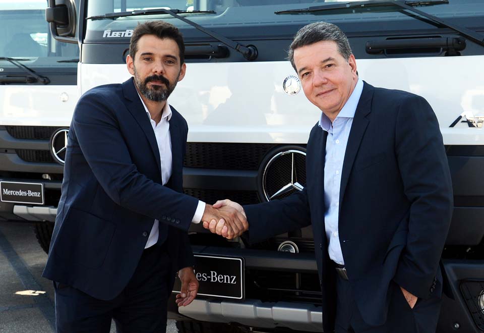 Mercedes-Benz delivers 500 trucks to Brazilian energy company